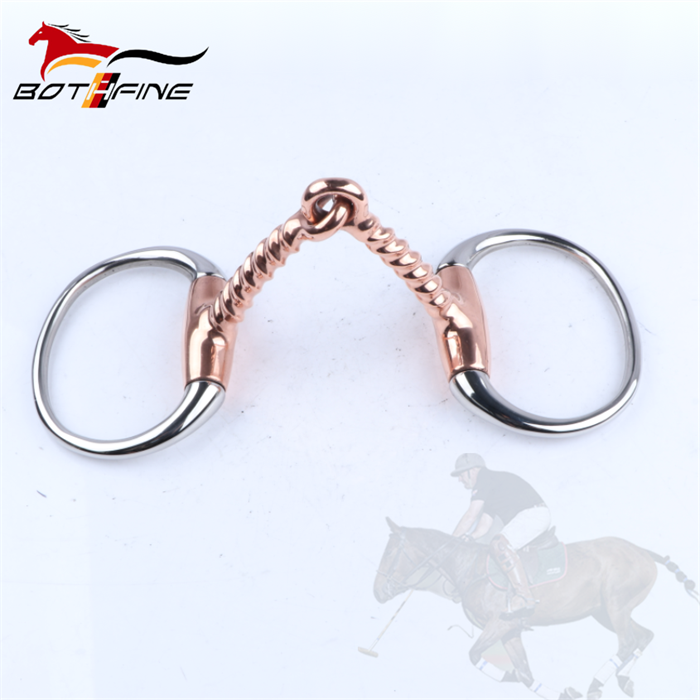Eggbutt Double Jointed Rose Gold Bits Factory