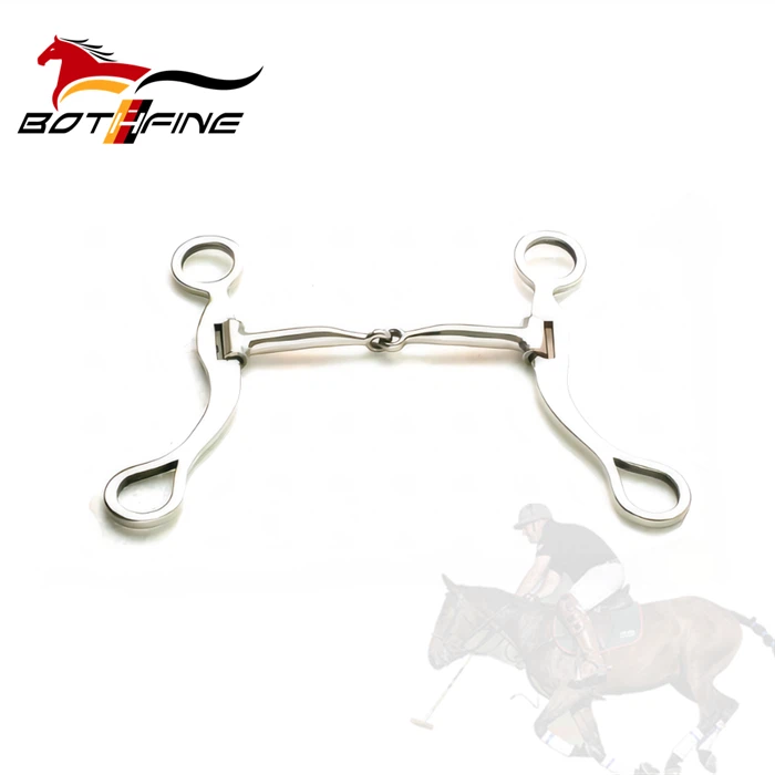 BI7190-01 SS Curb Western Snaffle Bits